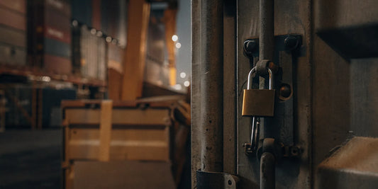 CTPAT compliance documentation beside a serialized high-security seal