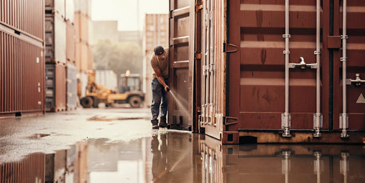Compliance officer verifying a serialized bolt seal before shipment