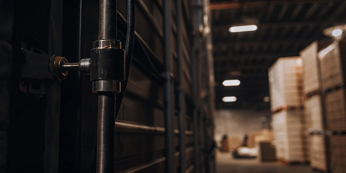 Serialized high-security bolt seal securing a cargo container