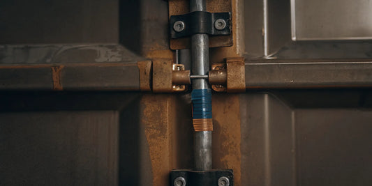 Serialized security seal on a cargo container